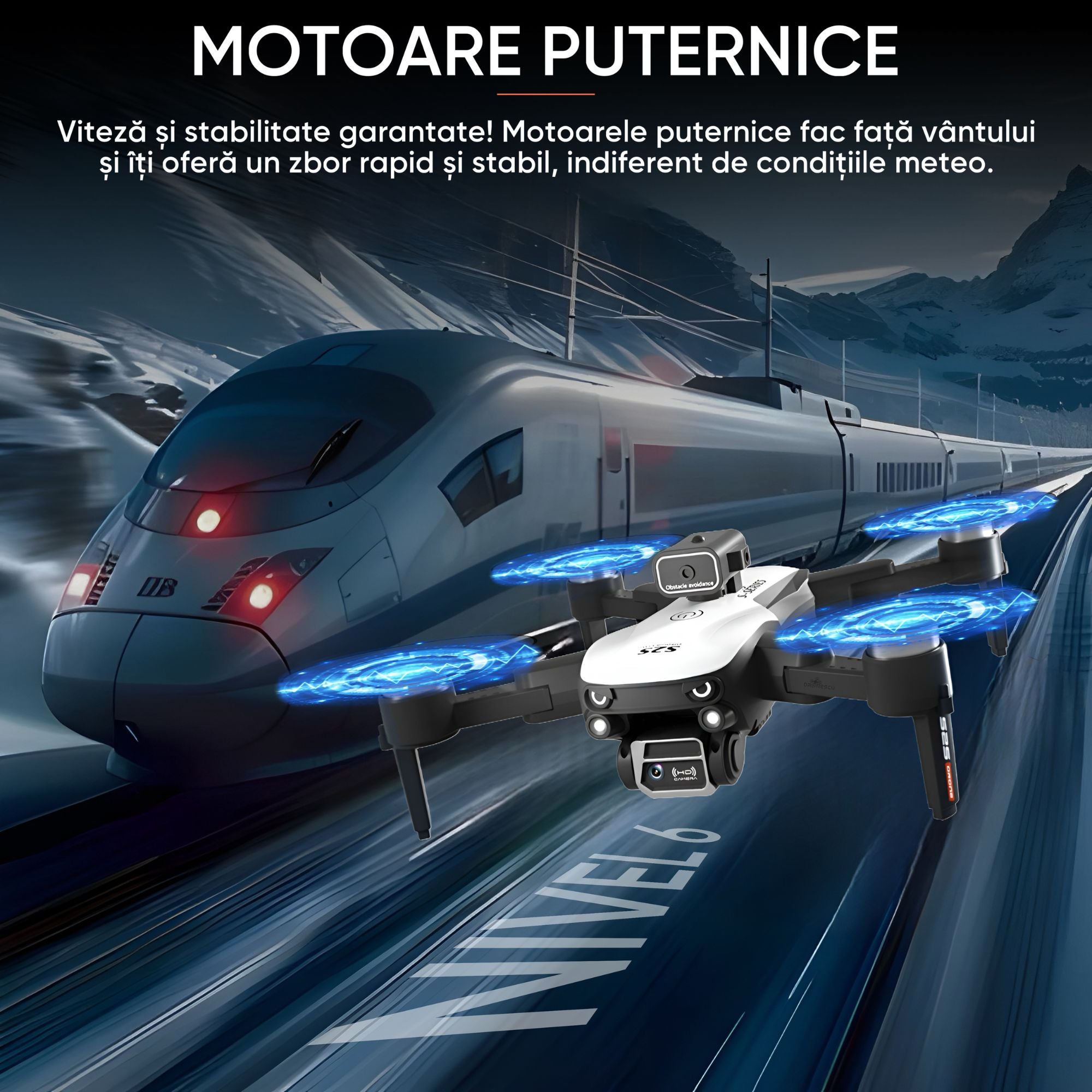 Drona incepatori, Original Dronescu S-Series, Camera duala 3MP