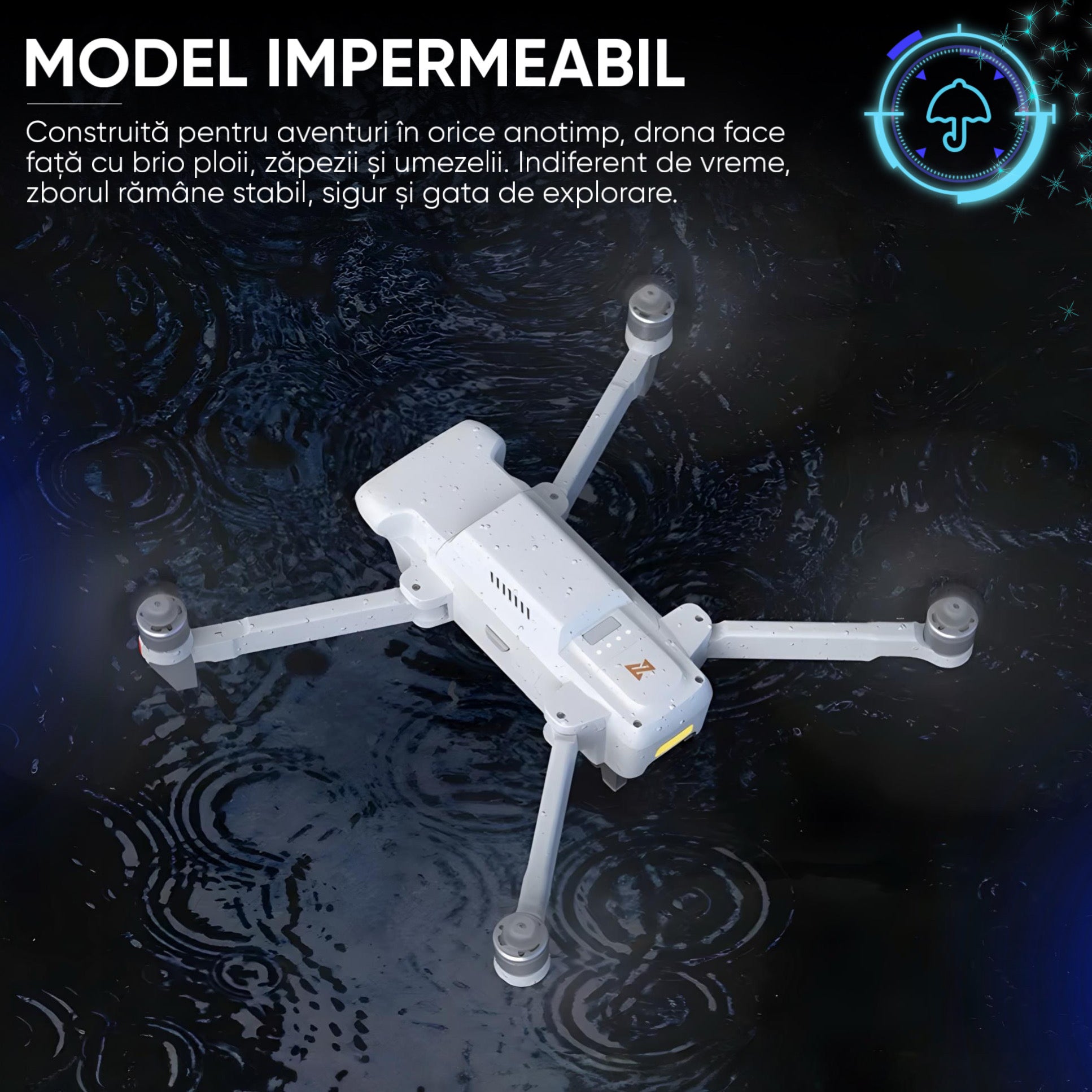 Drona profesioanala FIMI X8 Tele Max Combo – Camera Duala Sony 48MP, Zoom Hibrid 30X, Filmare 4K/60fps, 2 Baterii, Timp Zbor 47 Minute, Transmisie Video 20Km