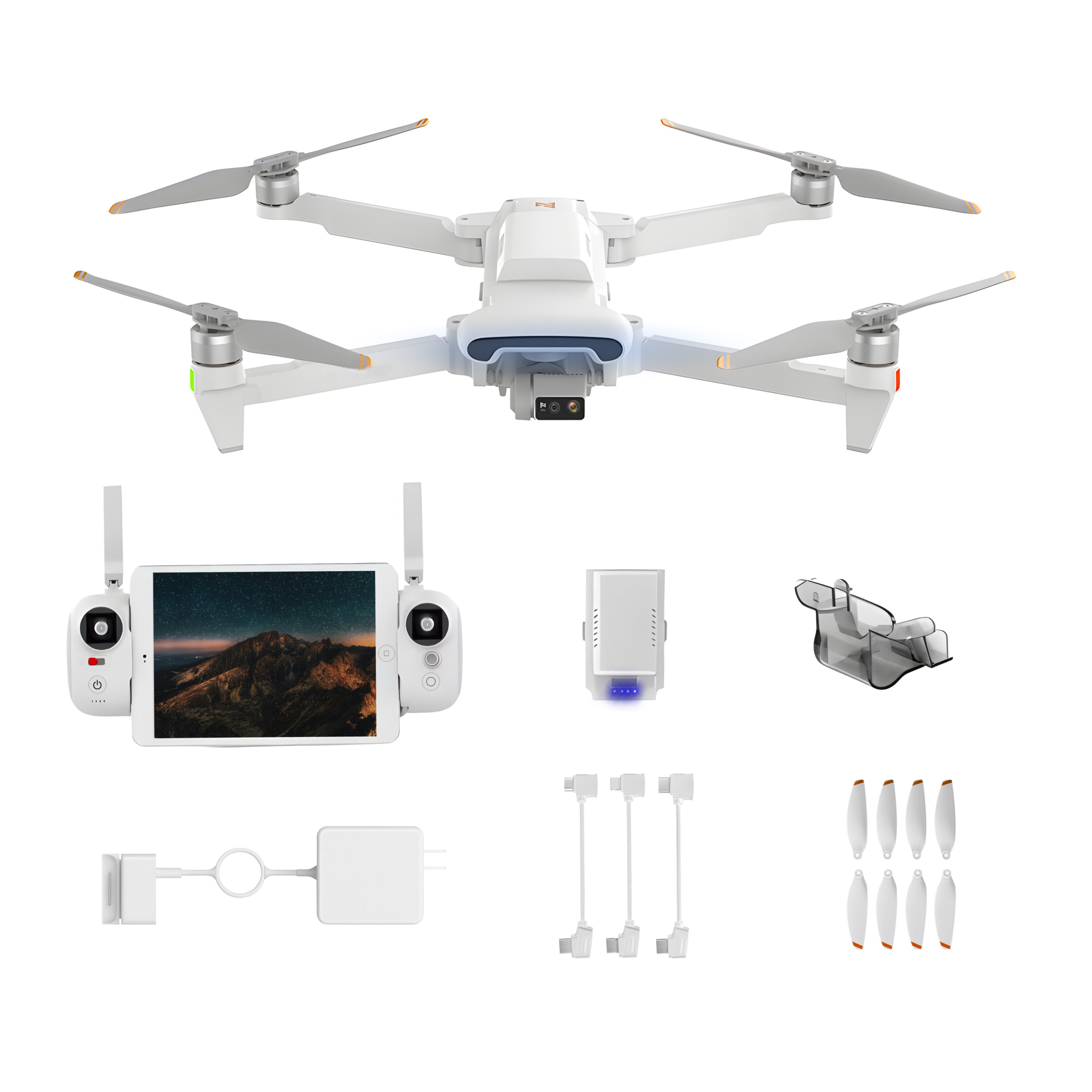 Drona profesioanala FIMI X8 Tele Max Standard – Camera Duala Sony 48MP, Zoom Hibrid 30X, Filmare 4K/60fps, Timp Zbor 38 Minute, Transmisie Video 20Km