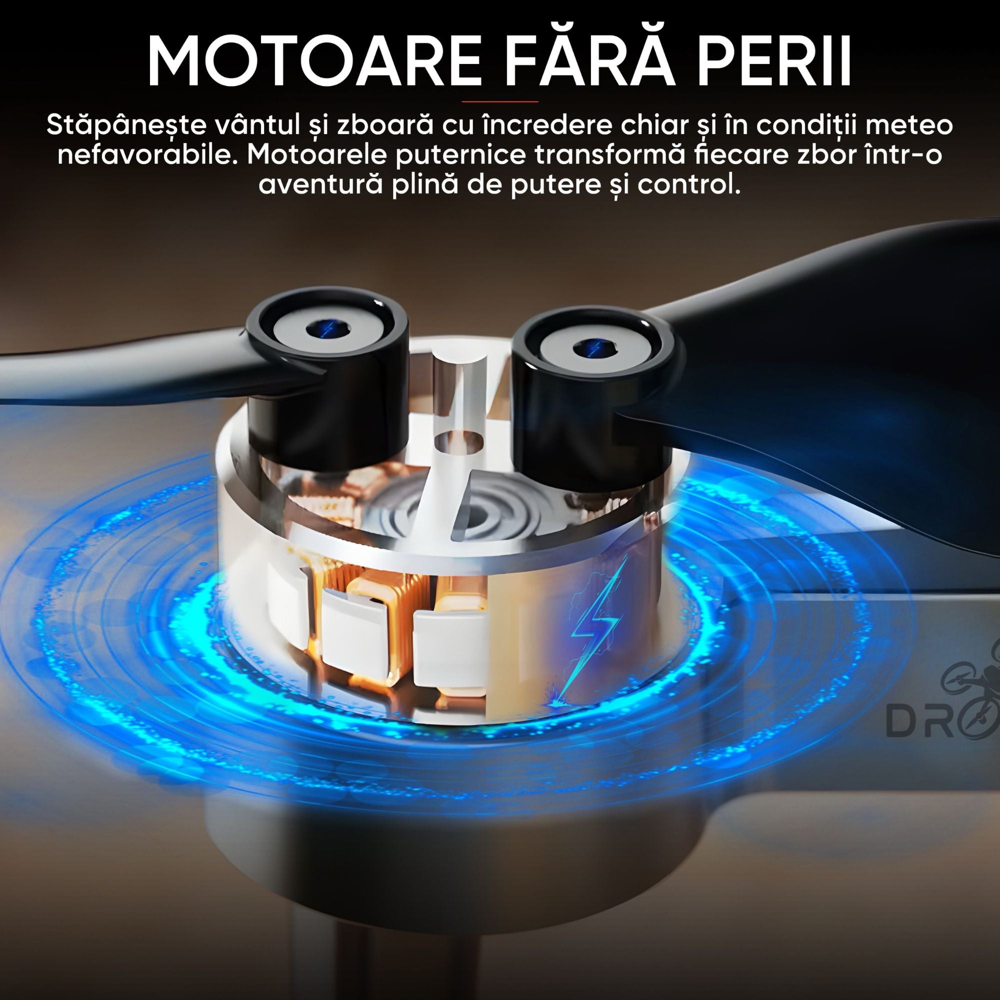 Dronescu SkyviKING MAX, Drona cu 2 camere HD, ecran 5.9 inch, GPS, evitarea obstacolelor 360, retur automat, 25min zbor, motor brushless