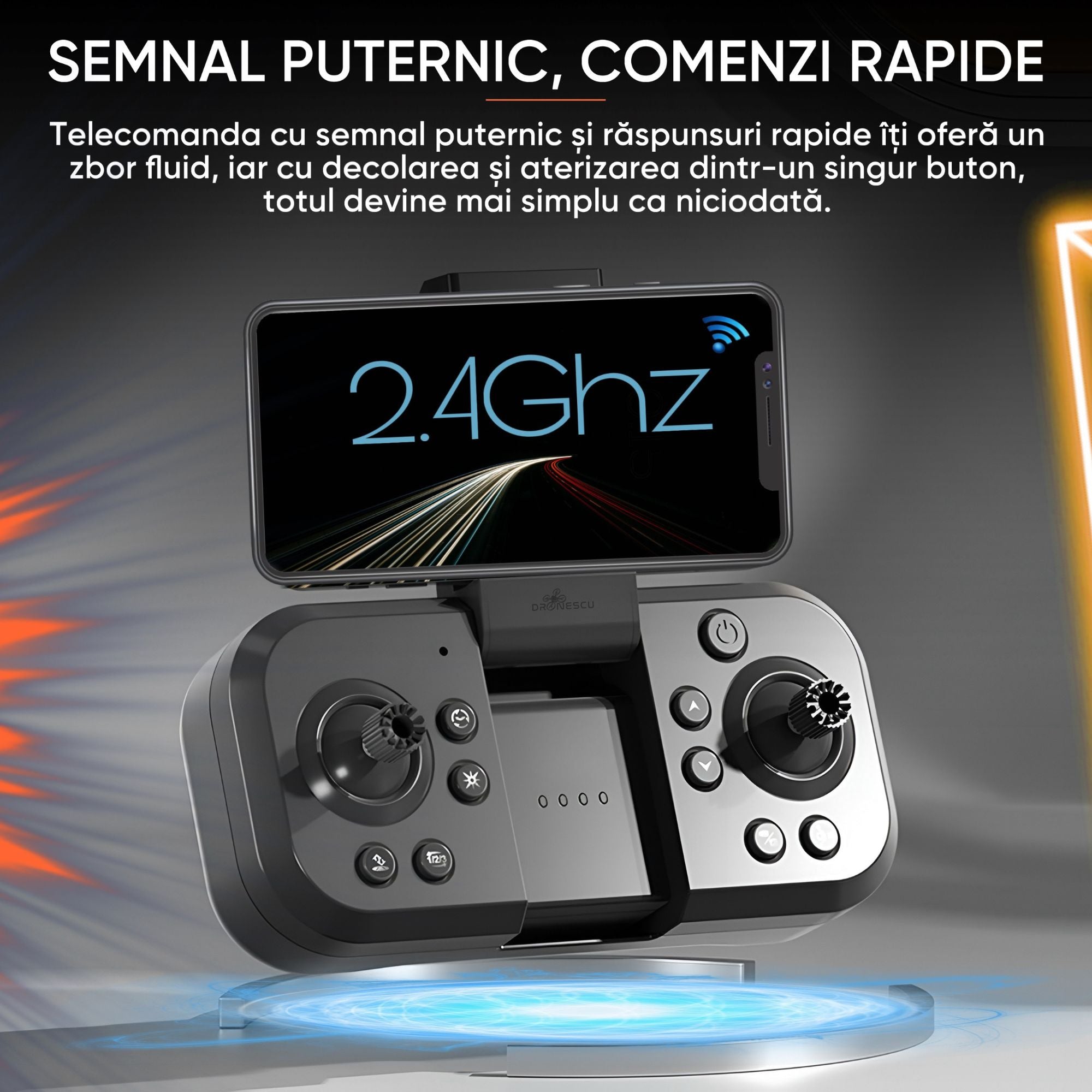 Drona incepatori, Original Dronescu S-Series, Camera duala 3MP