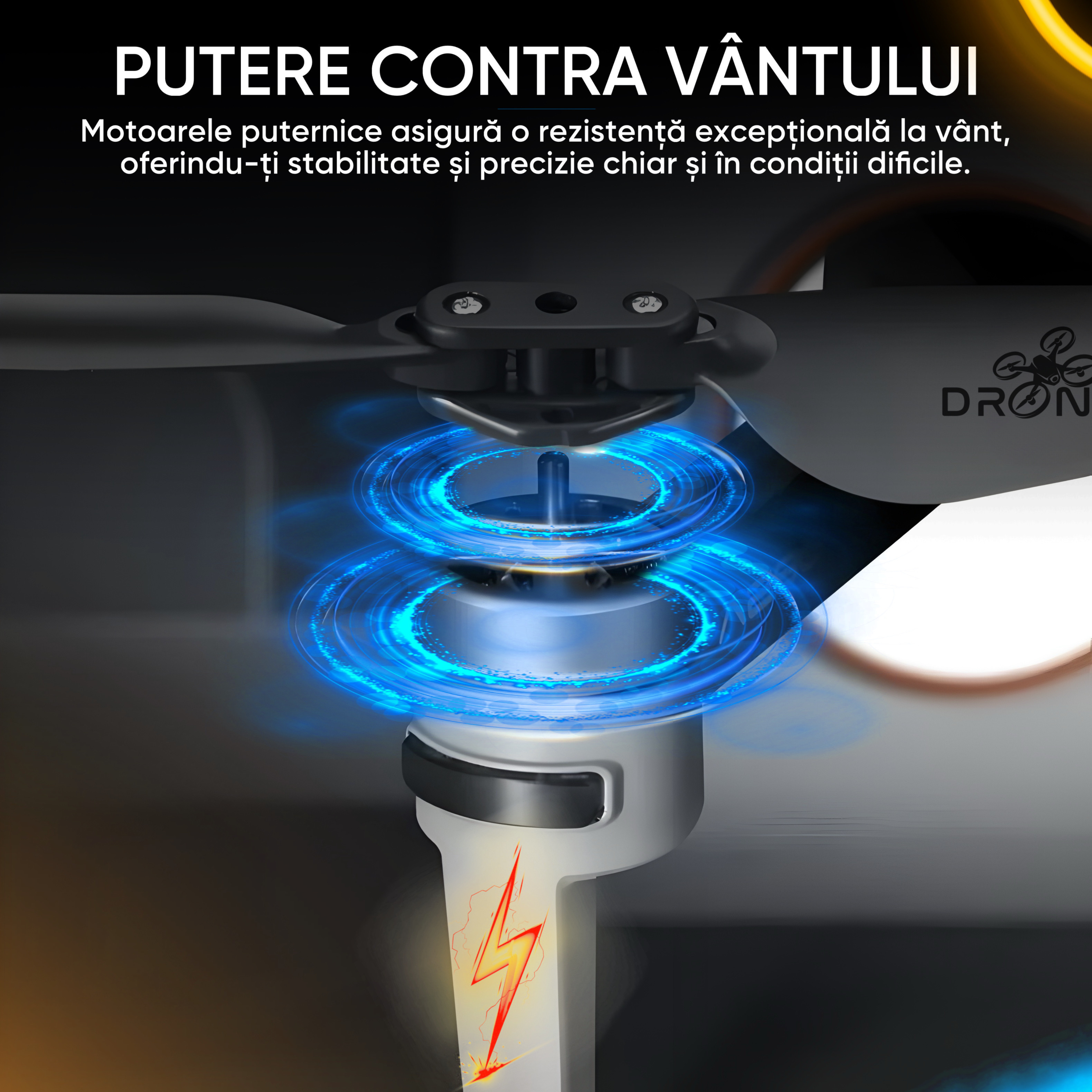 Drona profesionala pentru avansati sau profesionisti, Dronescu, Model TANK FOR FLY, Tip QuadCopter, cu carlig de prindere si posibilitate de transport pana 800g, pentru pescari sau evenimente in aer liber, 8KM distanta de operare