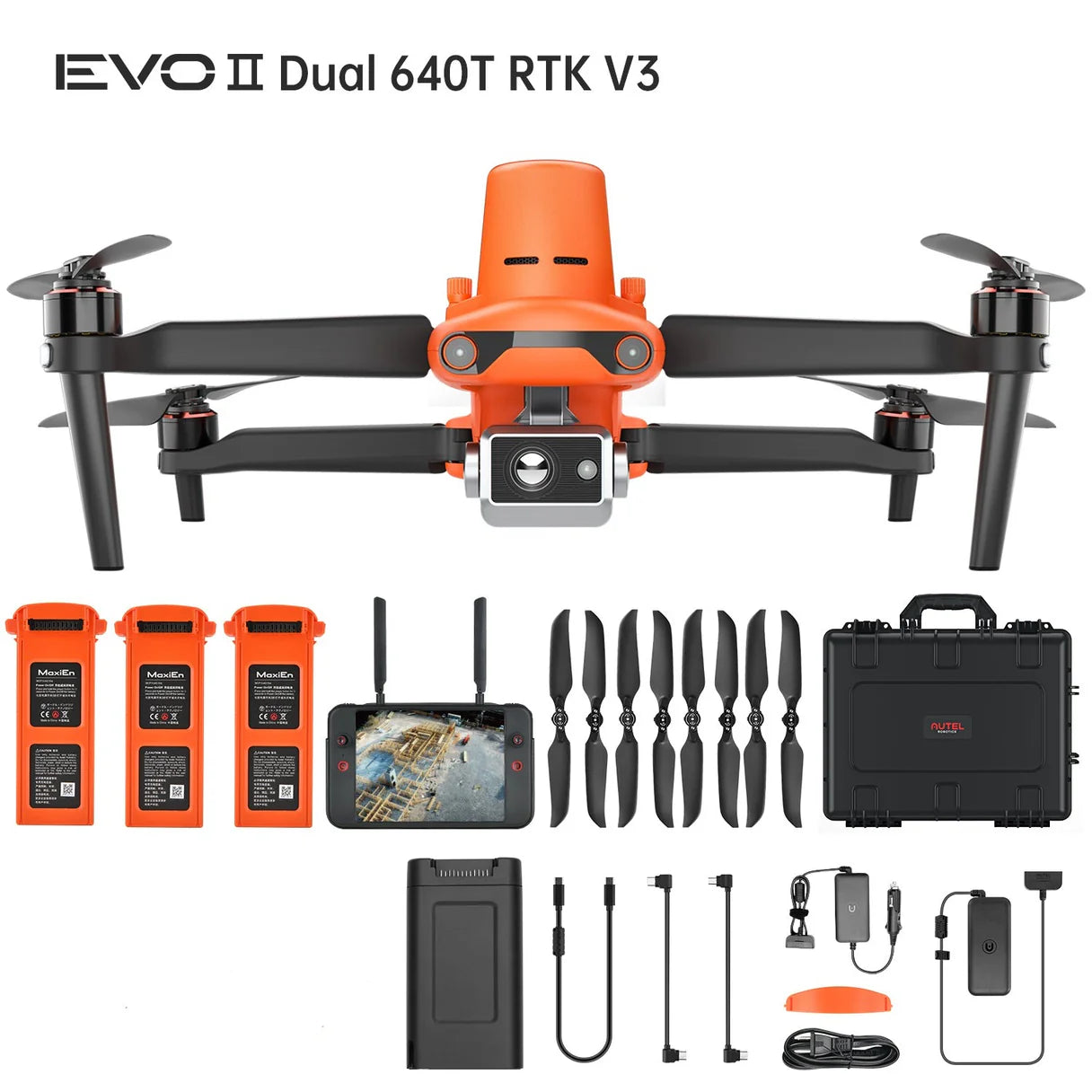 Autel EVO II Dual 640T RTK V3 – Drona termica profesionala cu camera 8K si pozitionare centimetrica RTK