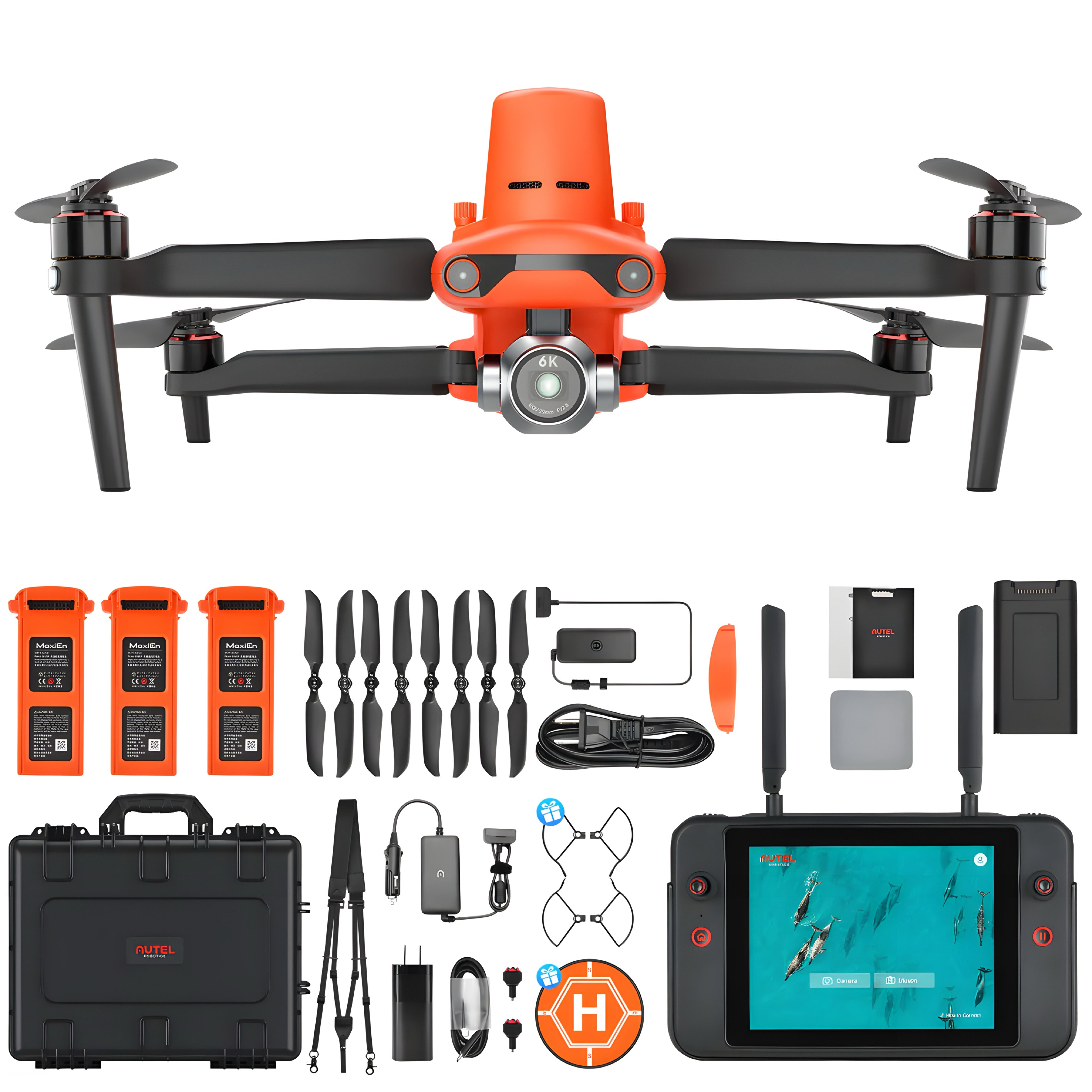 Autel EVO II Pro RTK V3 Rugged Bundle – Drona profesionala 6K cu senzor 1 inch, pozitionare RTK la nivel centimetrical si autonomie 40 minute Cartografiere