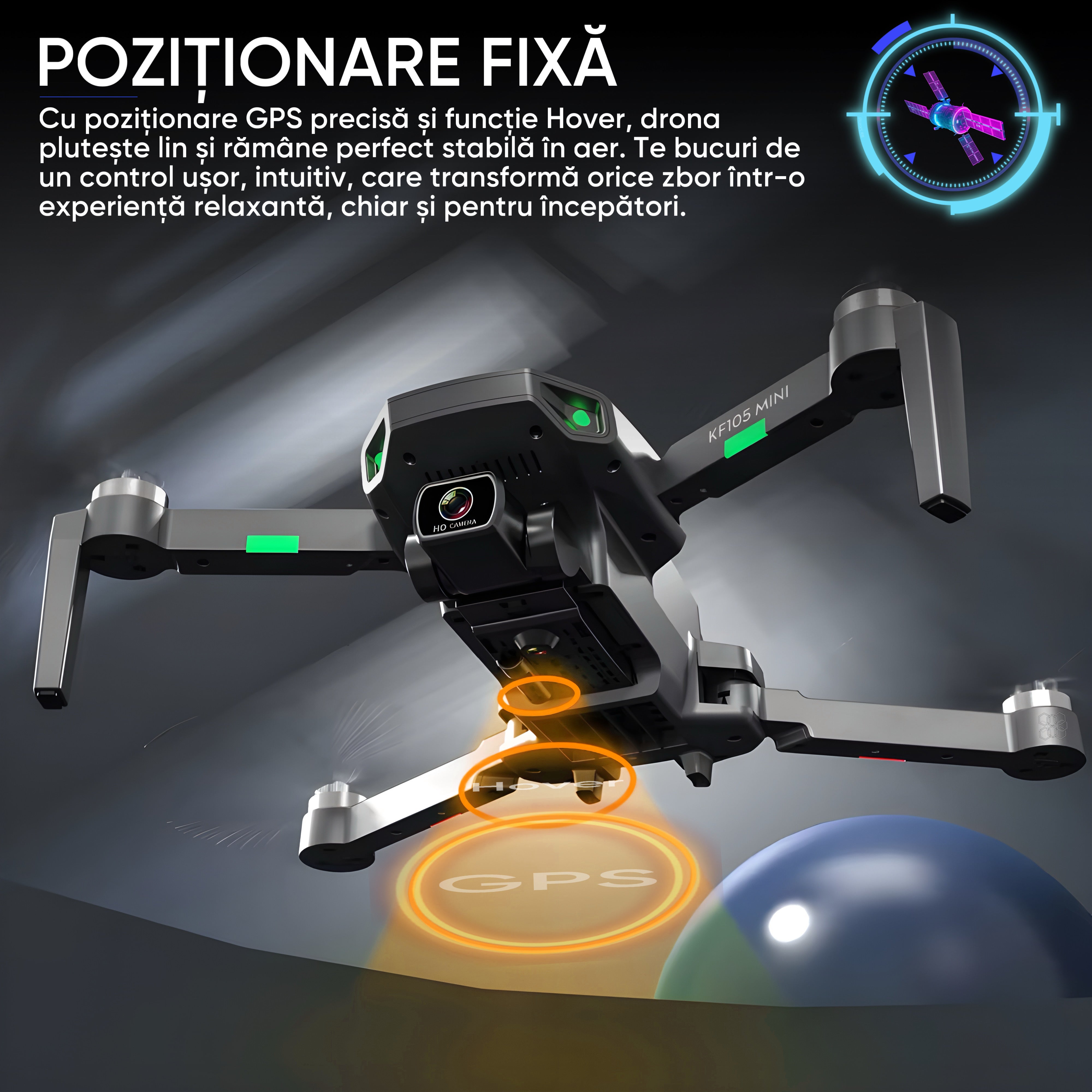 Drona HexaCraft DRACON MK1, cu GPS, Gimbal pe 3 axe