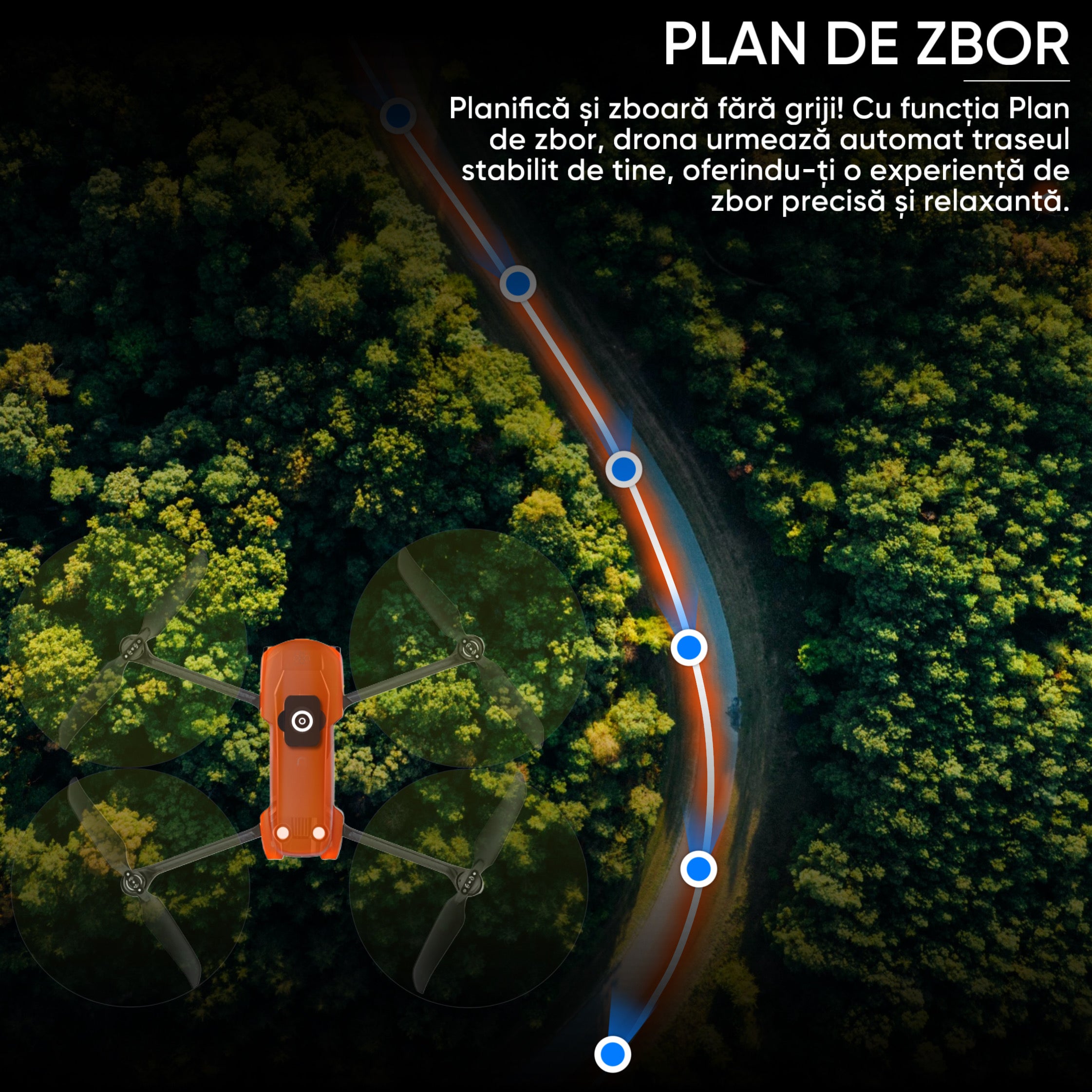 Drona cu camera duala 4K-like, pentru copii sau adulti, HexaCraft, Model Element7