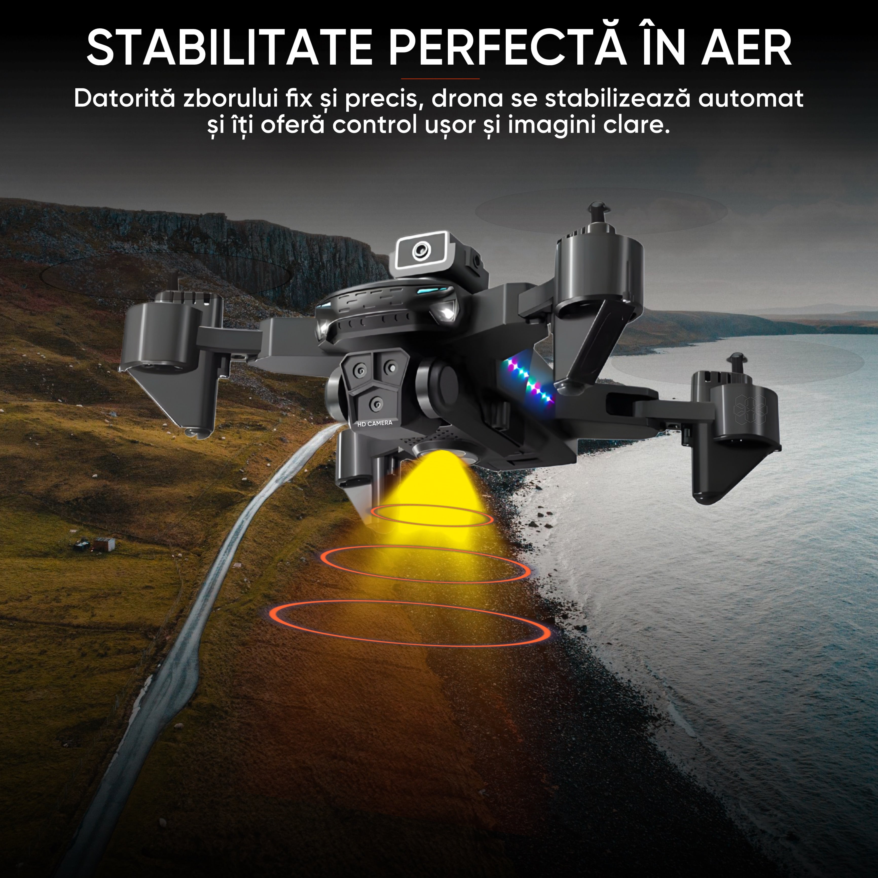 Drona HexaCraft, model AirNinja, 3 Camere 3MP