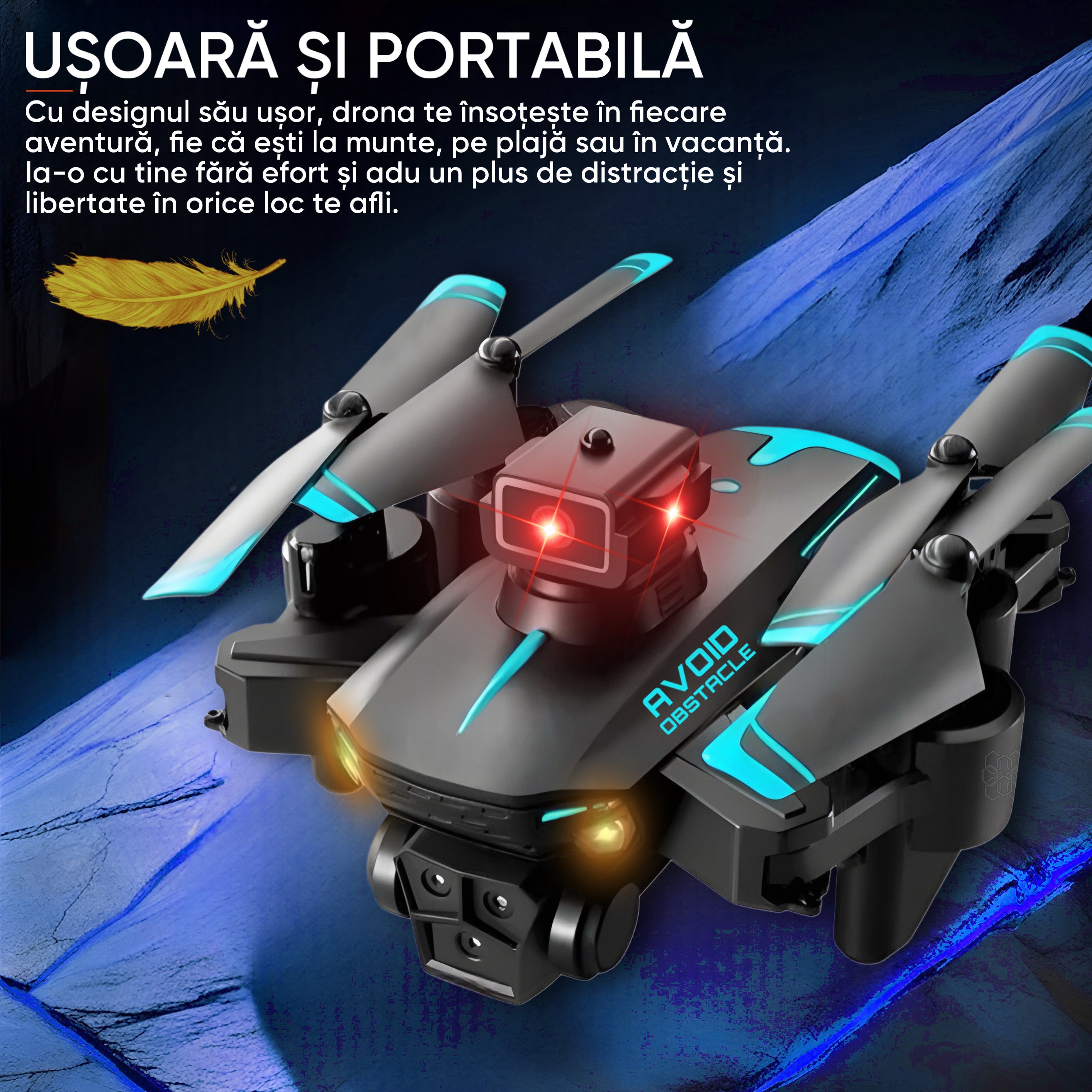 Drona HexaCraft, model AirNinja, 3 Camere 3MP