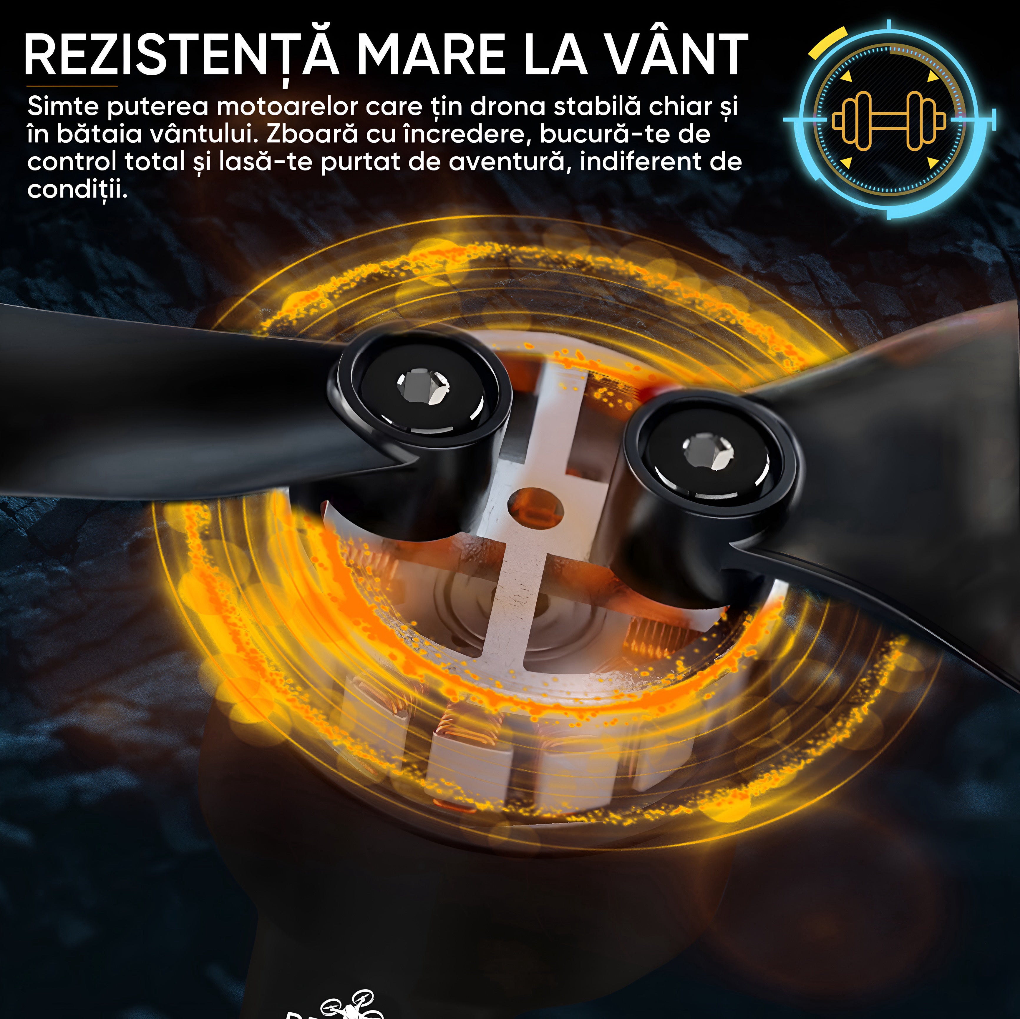 Drona profesionala Dronescu, Model SKYBITE, Camera HD interpolated to 8K