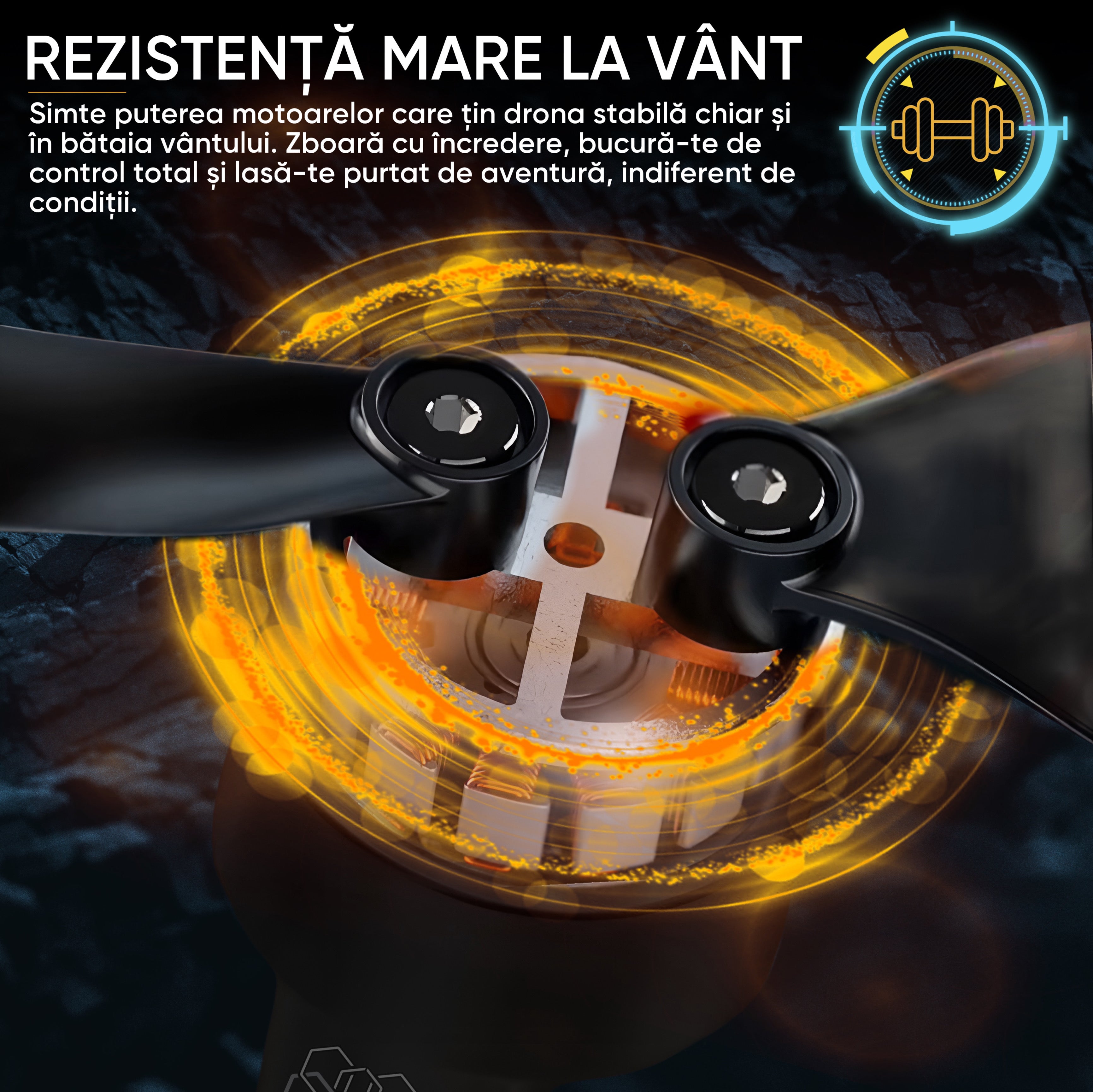 SkyBite MAX – Drona cu 2 camere HD 8K, ecran 4.5 inch, senzor 360, GPS, retur automat, motor brushless, 30min zbor, 3km raza, pliere compacta