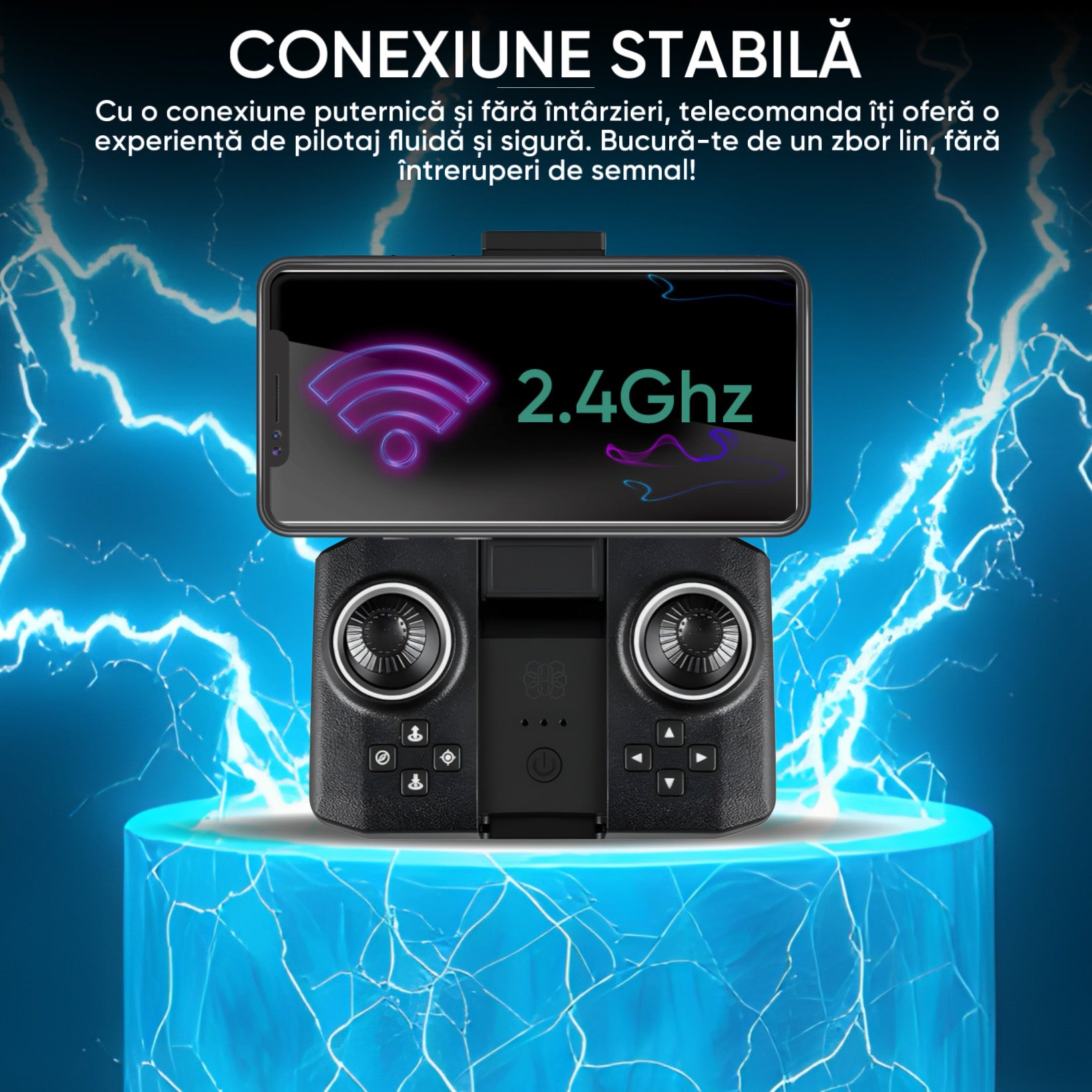 Mini drona HexaCraft, model XD1 FlyTron HexaPro, Camera duala HD Wide