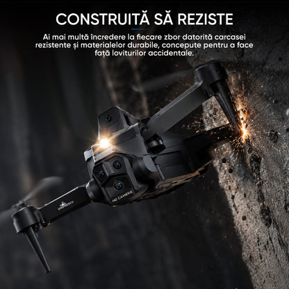 Drona inteligenta, Dronescu IFAero, Cu 2 camere, Evitare obstacole 360°