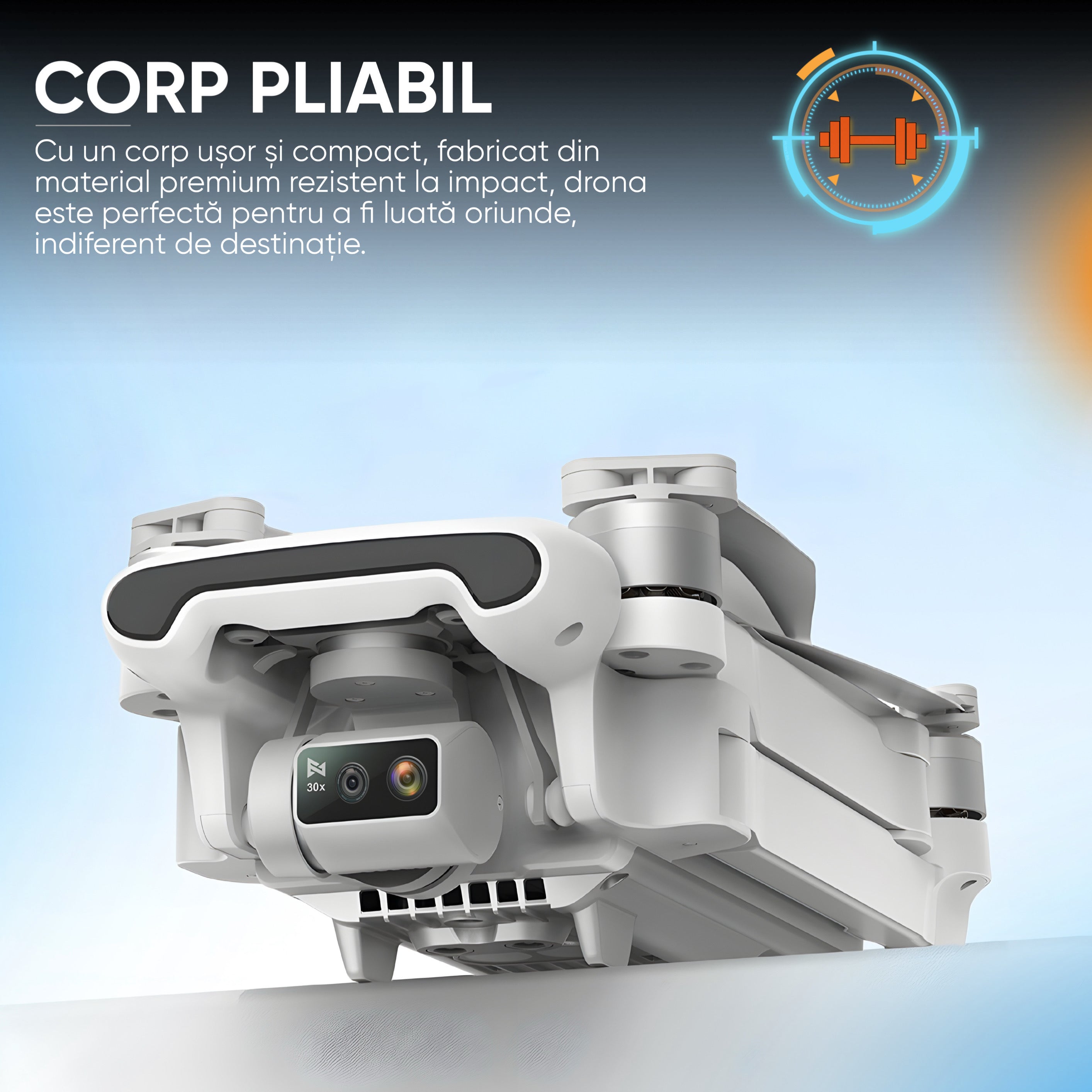 Drona profesioanala FIMI X8 Tele Max Combo – Camera Duala Sony 48MP, Zoom Hibrid 30X, Filmare 4K/60fps, 2 Baterii, Timp Zbor 47 Minute, Transmisie Video 20Km