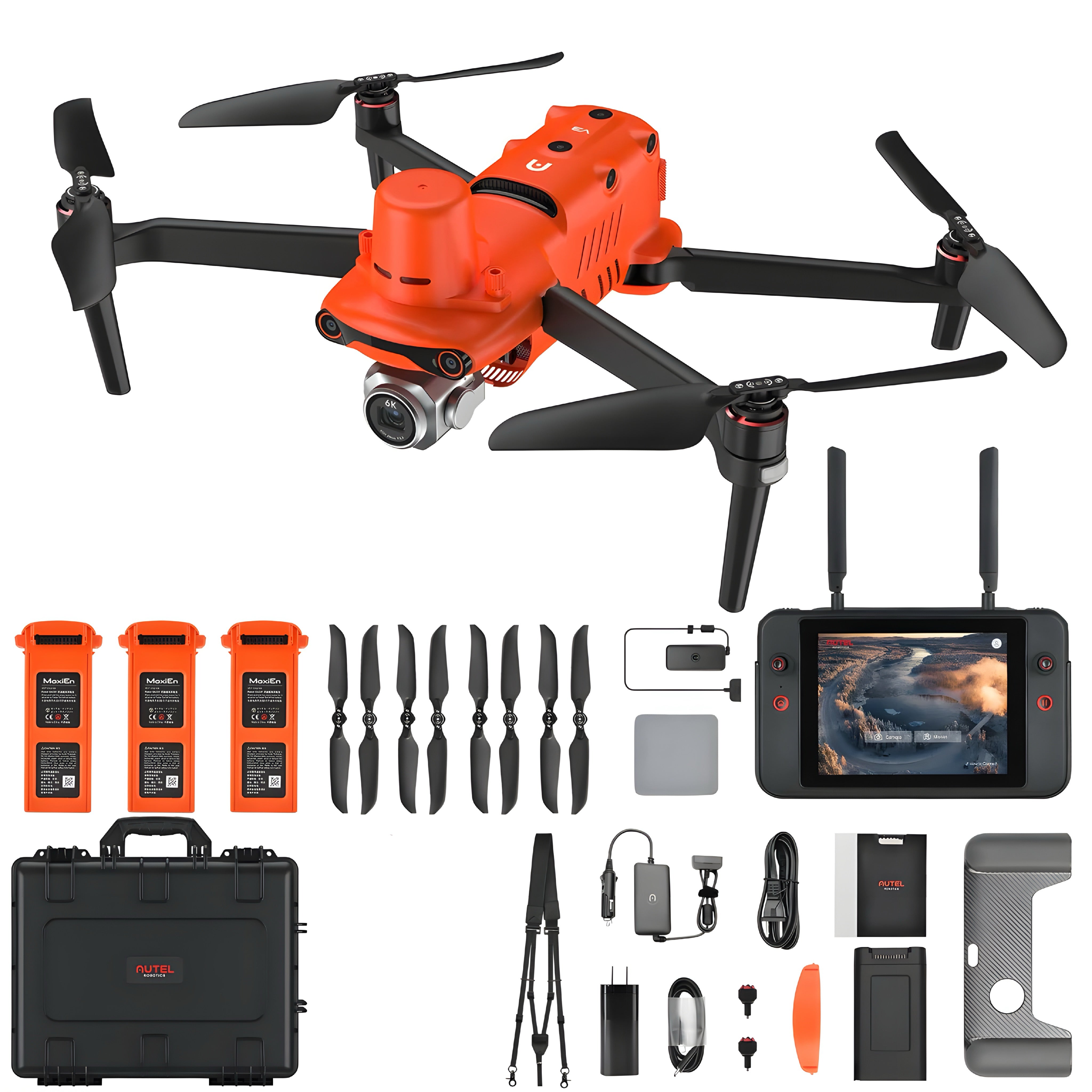 Autel EVO II Pro RTK V3 Rugged Bundle – Drona profesionala 6K cu senzor 1 inch, pozitionare RTK la nivel centimetrical si autonomie 40 minute Cartografiere