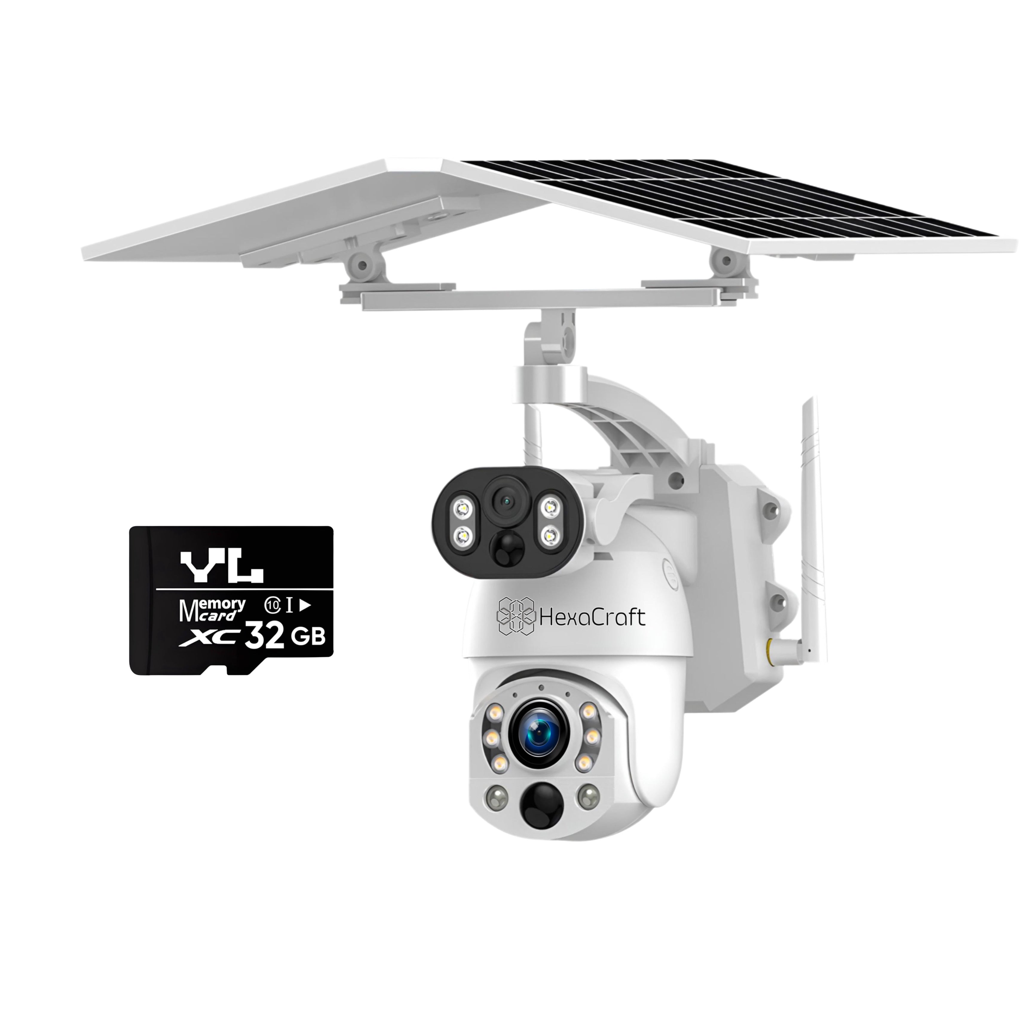 Camera de supraveghere HexaEye, Doua camere, 4K ULTRA HD