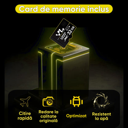 Camera de supraveghere, HexaEye, Interior/Exterior, Panou solar 12.000 mAh