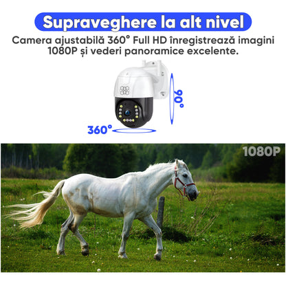 Camera de supraveghere wireless Smart Wi-FI, HexaEye, Full HD 1080P