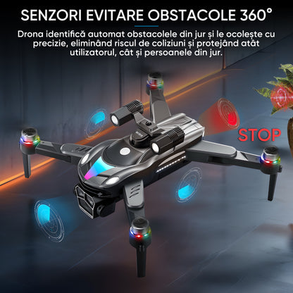 Drona NaveX, Original HexaCraft, Camera duala Ultra HD WideView, pentru copii si adulti