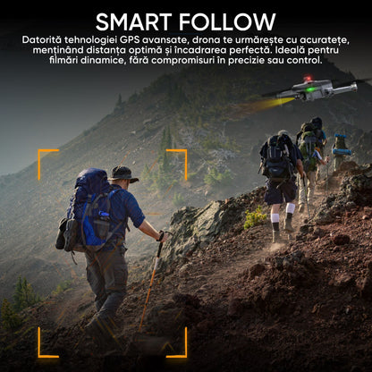 Drona profesionala pentru incepatori sau avansati, Dronescu, Model Sparks 011RTS, Tip vehicul UAV Aerian cu pilot independent, gimbal de stabilizare anti tremurat, Fotografiere 4K, Filmare Full HD, GPS de ultima generatie integrat