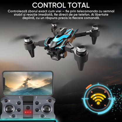Drona inteligenta, HexaCraft IFAero Pro, Cu 3 camere, Evitare obstacole 360°