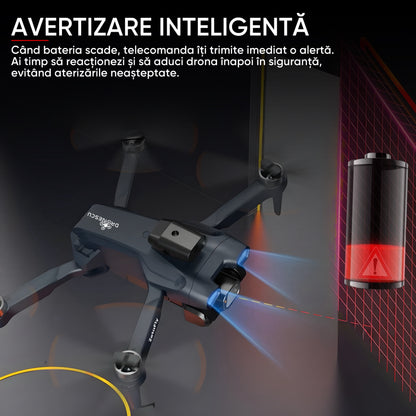 Drona pentru nivel mediu, Dronescu, Model ZetaFly, GPS, 5G, 3 Camere HD