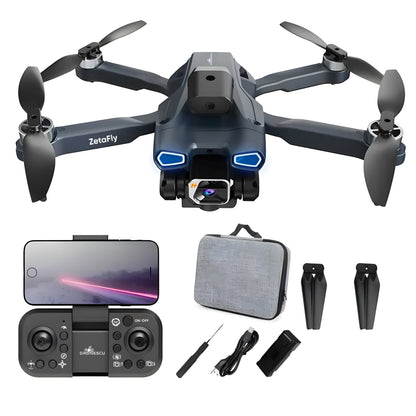 Drona pentru nivel mediu, Dronescu, Model ZetaFly, GPS, 5G, 3 Camere HD