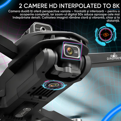 Drona profesionala Dronescu, Model SKYBITE, Camera HD interpolated to 8K