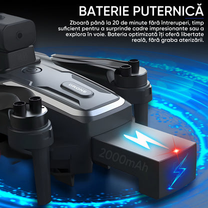 HexaCraft GorillaAir – Drona GPS cu Camera Duala Full HD, Stabilizare 90°, Senzori 360, Retur Automat, 20min Zbor, Motor Brushless
