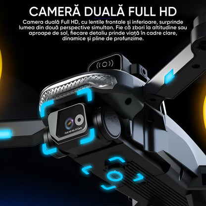 HexaCraft GorillaAir – Drona GPS cu Camera Duala Full HD, Stabilizare 90°, Senzori 360, Retur Automat, 20min Zbor, Motor Brushless