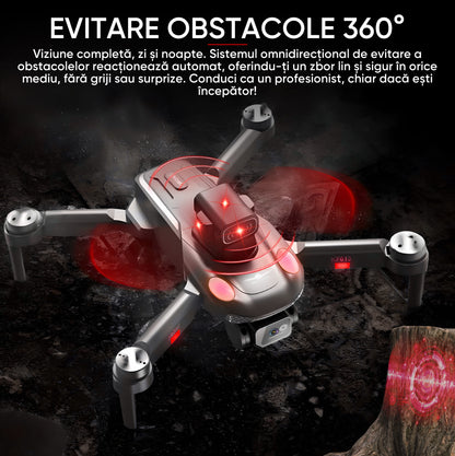 HexaCraft GorillaAir – Drona GPS cu Camera Duala Full HD, Stabilizare 90°, Senzori 360, Retur Automat, 20min Zbor, Motor Brushless