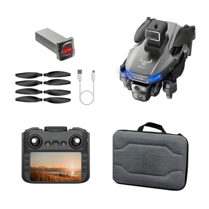 HexaCraft SkyviKING MAX – Drona cu 2 camere HD, ecran 5.9 inch, GPS, evitarea obstacolelor 360, retur automat, 25min zbor, motor brushless