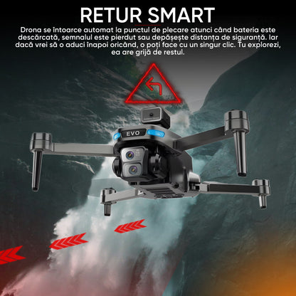 HexaCraft SkyviKING MAX – Drona cu 2 camere HD, ecran 5.9 inch, GPS, evitarea obstacolelor 360, retur automat, 25min zbor, motor brushless