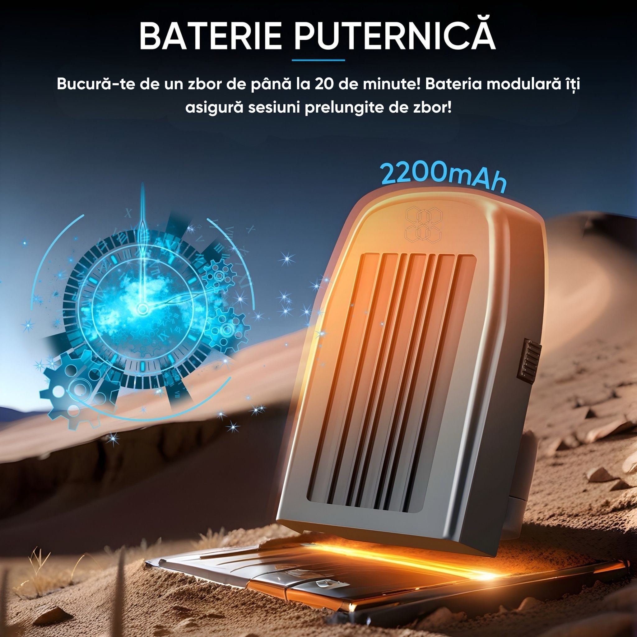 Drona NaveX, Original Dronescu, Camera duala HD, REBORN