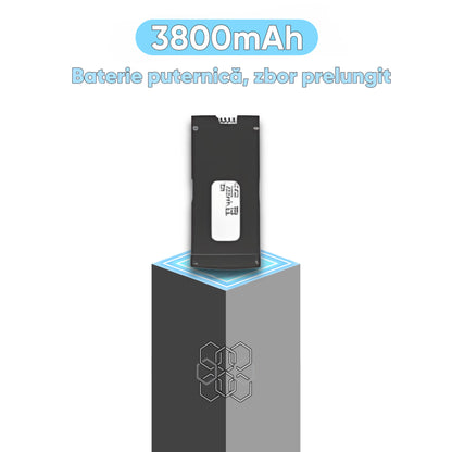 Baterie reincarcabila pentru drone, Li-Po, compatibila cu HexaCraft AltusAir, 7.4V 3800mAh, Timp extins de zbor