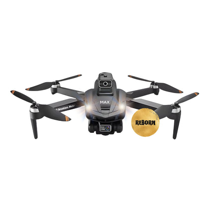 SkyBite MAX, Drona cu 2 camere HD 8K, ecran 4.5 inch, Dronescu REBORN