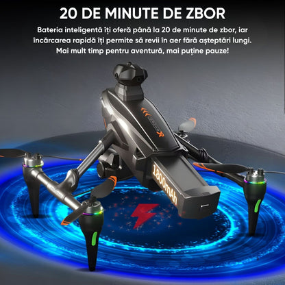 Drona Toucan, Original Dronescu, Camera duala, pentru copii si adulti, REBORN